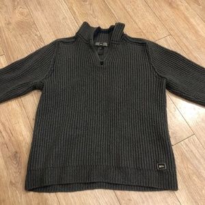 REI Merino Wool Quarter Zip Sweater